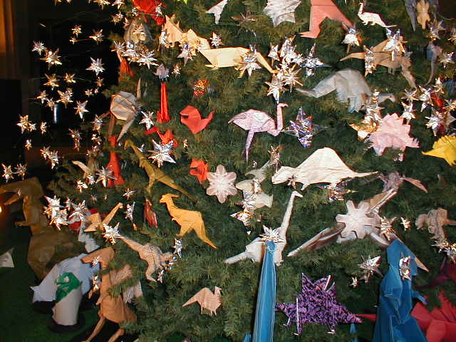 Origami on Christmas Tree II