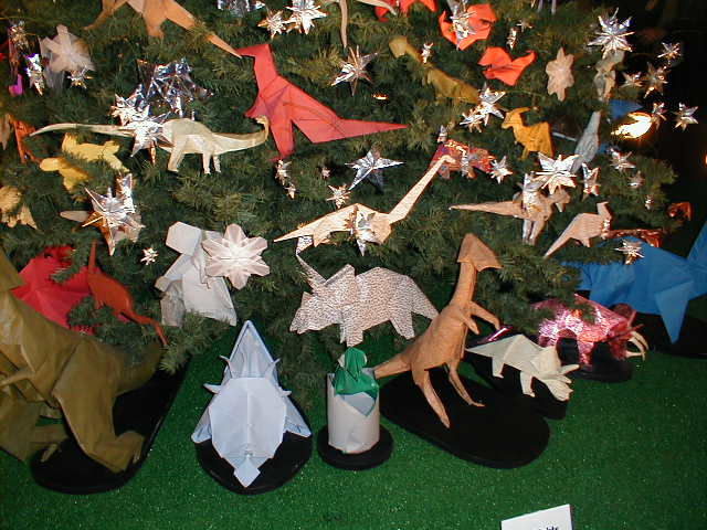 Origami on Christmas Tree I